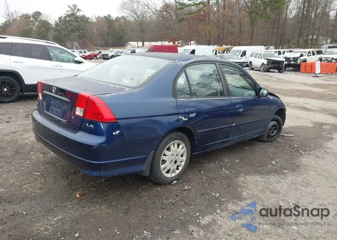 2005 Honda Civic Lx z USA, uszkodzony, nr VIN 2HGES16595H543005